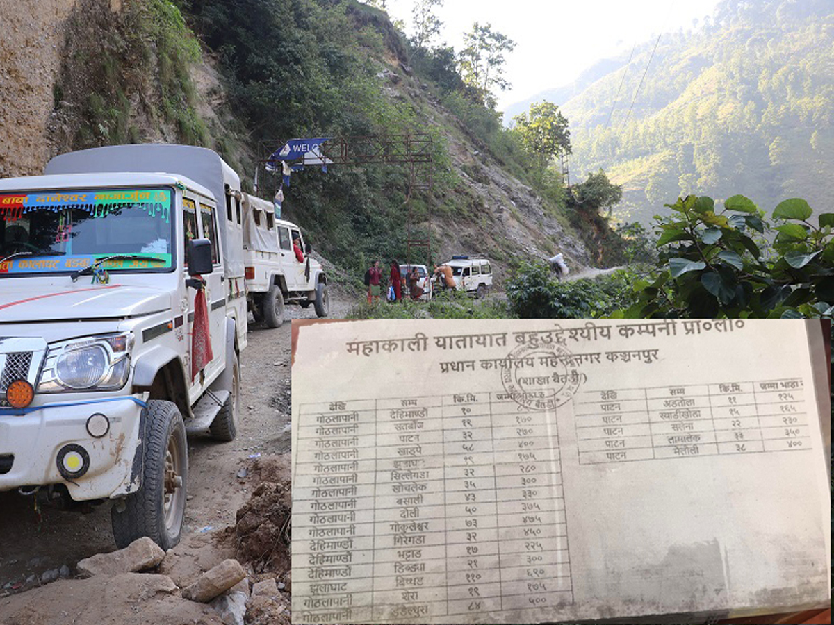 बैतडीमा छोटो दुरीका सवारी साधनले अब टिकट अनिवार्य दिनुपर्ने 